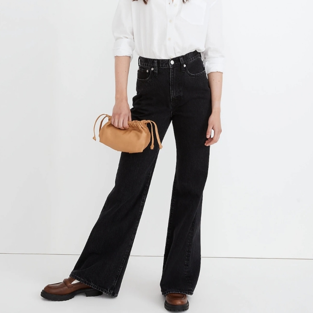NWT Women's size 32 Madewell Baggy Flare Jeans
